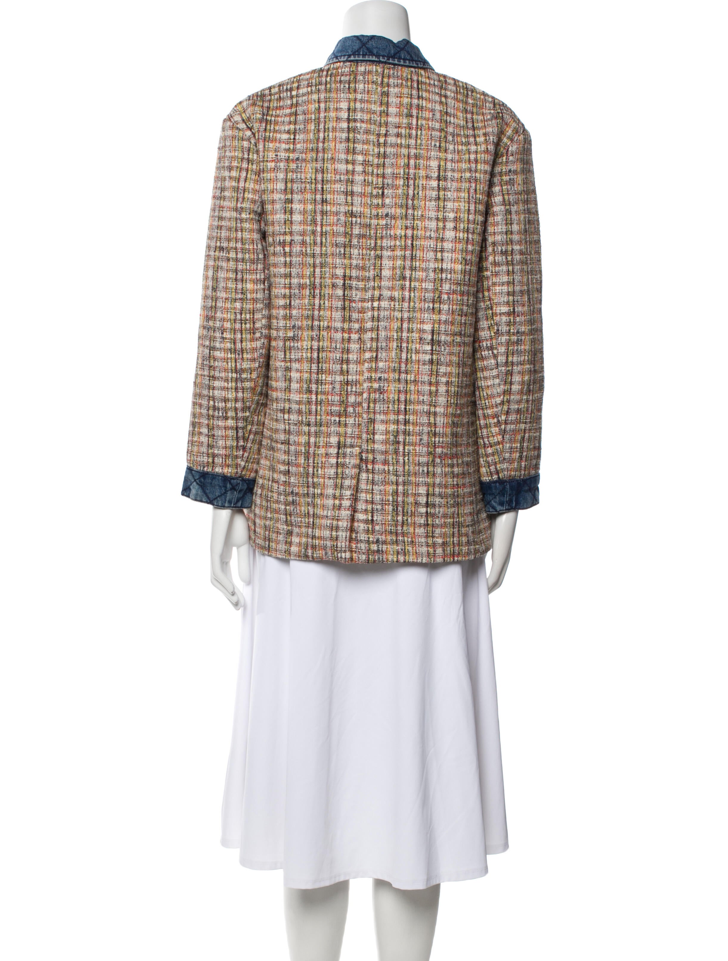 Sandro Tweed Pattern Evening Jacket